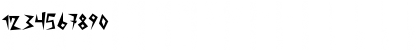 Download punt?a display Regular Font Numeric Preview