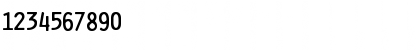 Download Pure Regular Font Numeric Preview