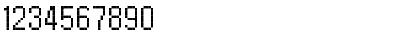 Download PW Extended Regular Font Numeric Preview