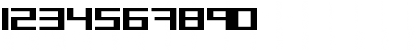 Download PXLB Bold Font Numeric Preview