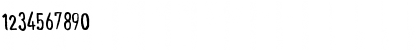 Download Pynkei_DIN Regular Font Numeric Preview