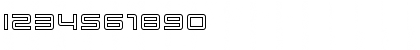Download Quark Outline Regular Font Numeric Preview