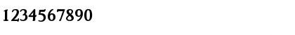 Download CooperOldStyURWTDem Regular Font Numeric Preview