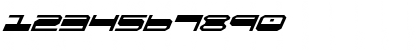 Download QuickGear Italic Italic Font Numeric Preview