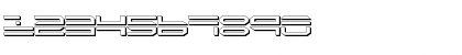 Download QuickStrike Shadow Shadow Font Numeric Preview
