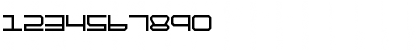 Download QuickTech Condensed Condensed Font Numeric Preview