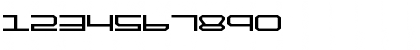 Download QuickTech Regular Font Numeric Preview