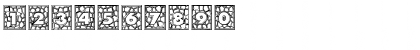 Download Quintus LeadedGlass Regular Font Numeric Preview