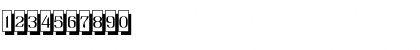 Download QwatickPlacard Regular Font Numeric Preview