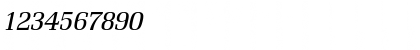 Download R690-Roman Italic Font Numeric Preview