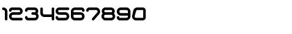Download Racer Regular Font Numeric Preview