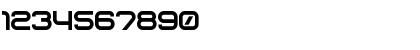 Download Racer Regular Font Numeric Preview