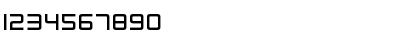 Download Radio Space Regular Font Numeric Preview