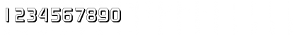 Download RandyBeckerShadow Bold Font Numeric Preview