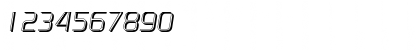 Download RandyBeckerShadow Italic Font Numeric Preview