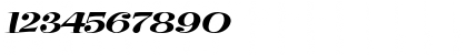 Download RaskinExtended Italic Font Numeric Preview