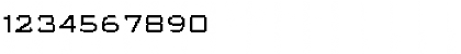 Download RasterBankTwentyOne Regular Font Numeric Preview