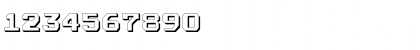 Download Realpolitik Shadow Shadow Font Numeric Preview