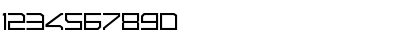 Download Rebirth Regular Font Numeric Preview