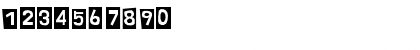 Download RecFont Regular Font Numeric Preview