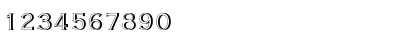 Download CopperplateTLigConRe1 Regular Font Numeric Preview