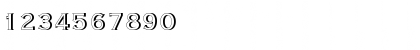 Download CopperplateTMedConRe1 Regular Font Numeric Preview