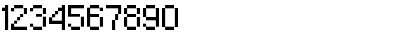 Download copy 08_55 Regular Font Numeric Preview