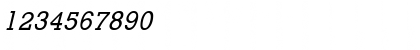 Download Rockford Italic Font Numeric Preview