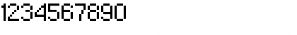 Download copy 08_55 Regular Font Numeric Preview