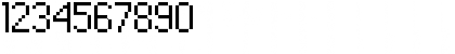 Download copy 09_55 Regular Font Numeric Preview