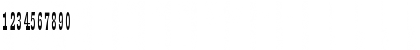 Download Rodeo Plain Font Numeric Preview