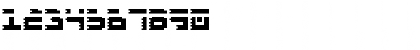 Download Roid Rage Regular Font Numeric Preview