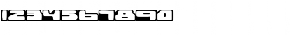 Download Rollover Regular Font Numeric Preview