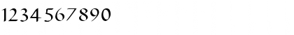 Download Roman Caps Regular Font Numeric Preview
