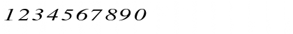 Download RomanMonoExtended Italic Font Numeric Preview