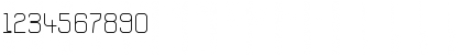 Download RomeroLight Regular Font Numeric Preview