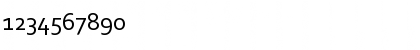 Download Corbel Regular Font Numeric Preview
