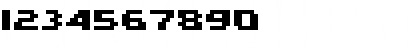 Download ROTORbonk Regular Font Numeric Preview