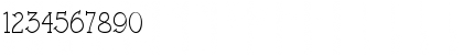 Download Rough LT Regular Font Numeric Preview
