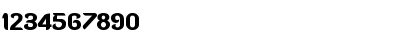 Download Core 13 Regular Font Numeric Preview