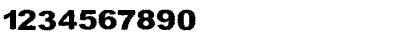 Download Roughhewn Regular Font Numeric Preview
