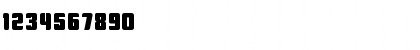 Download RoundBlack Regular Font Numeric Preview