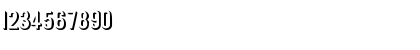 Download RoundedRelief Normal Font Numeric Preview