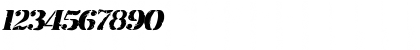 Download Rubber Stamp Italic Font Numeric Preview