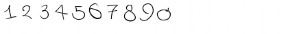 Download RustiCalligraphia Regular Font Numeric Preview