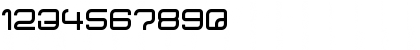 Download Cornering Regular Font Numeric Preview