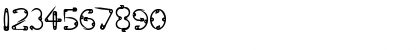 Download Safety Pin Solid Regular Font Numeric Preview