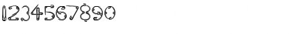 Download Safety Pin Regular Font Numeric Preview