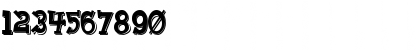 Download CornFed Regular Font Numeric Preview