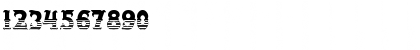 Download SalloonStripeBottom Regular Font Numeric Preview